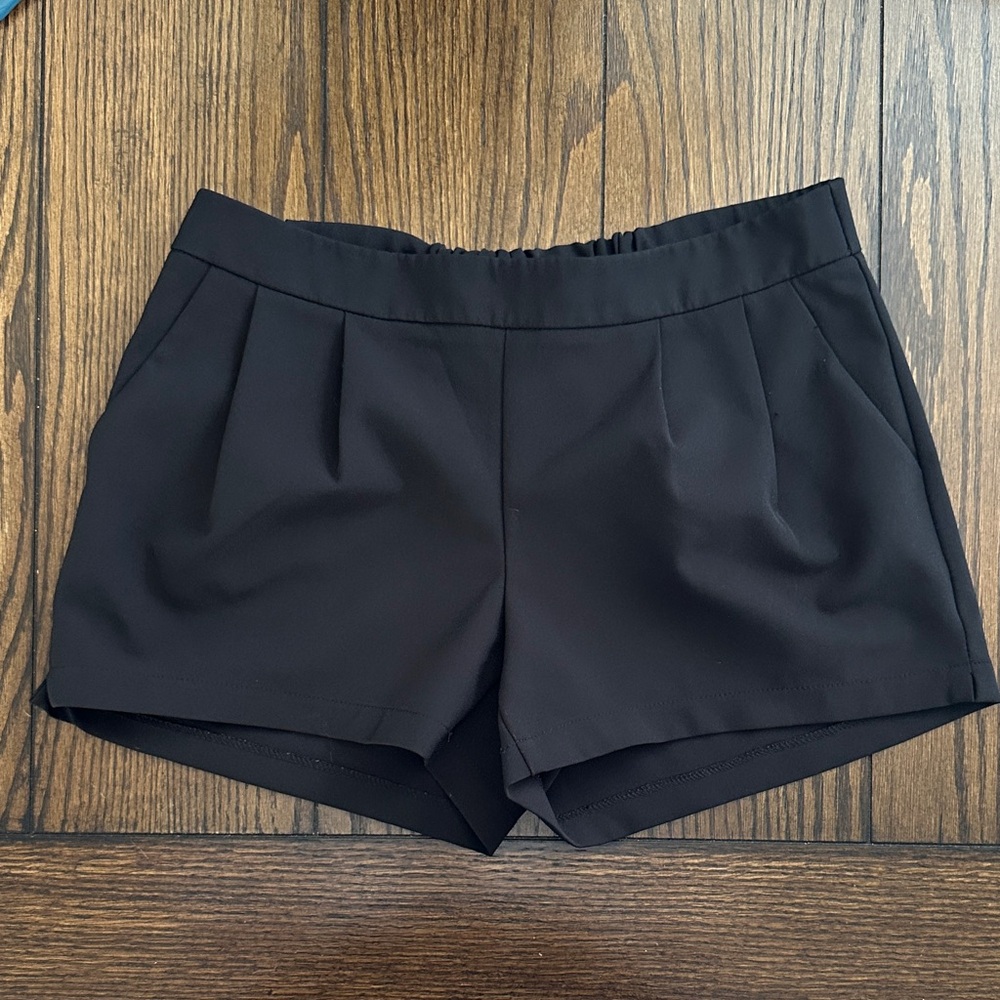 Classic Midrise Black Women's Shorts